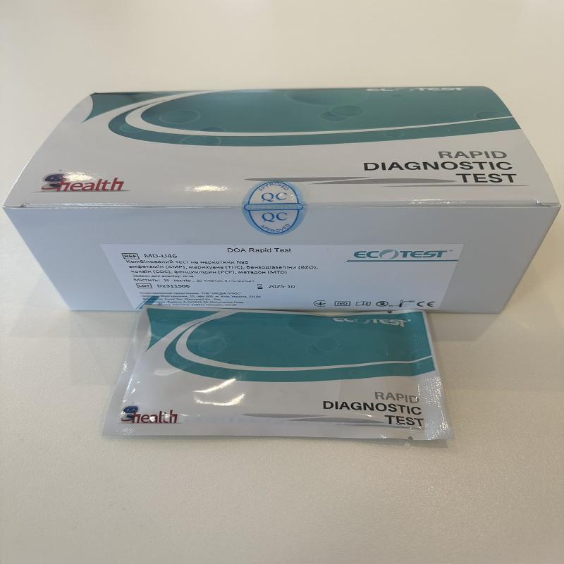 Комбінований тест на наркотики №6, MD-U46 (крапельний метод)